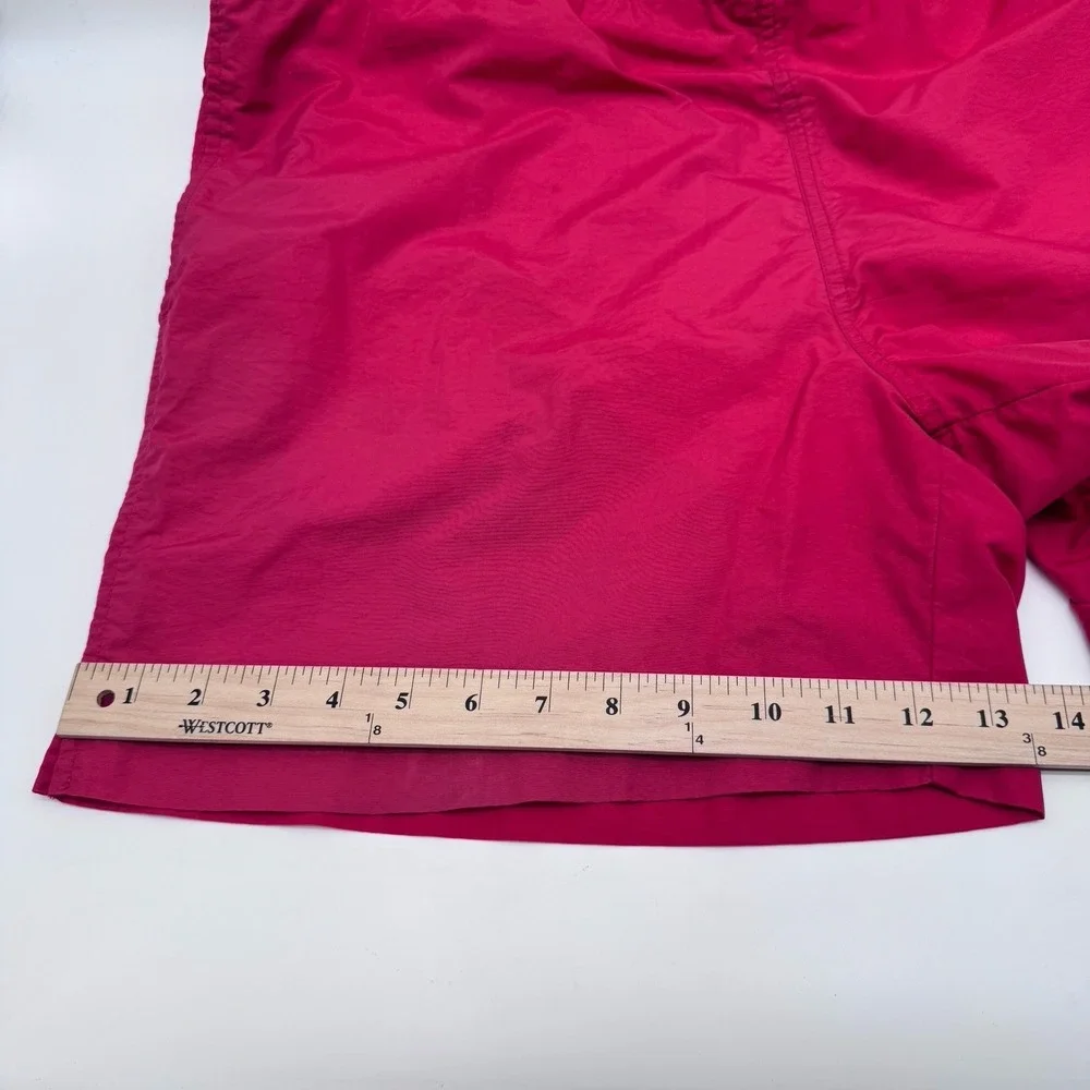 Vintage Polo Sport Ralph Lauren Swim Trunks Shorts Mens L Red Nylon Lined 90s